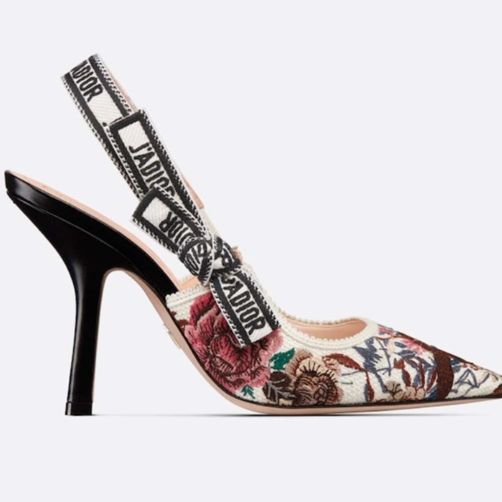 Christian Dior Jardin Dhivee E sling back heels - Picture 7 of 12